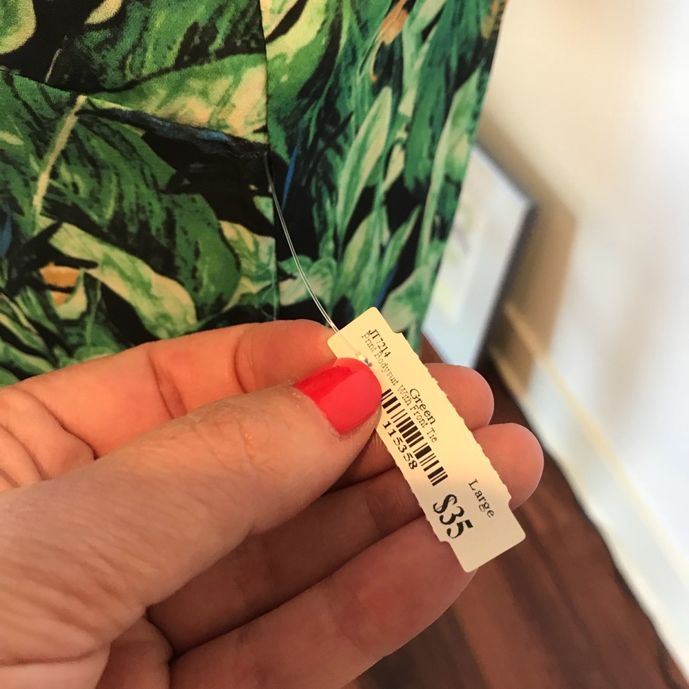 NWT Jealous Tomato palm leaves bodysuit - Picture 5 of 6